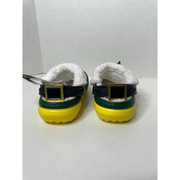 NEW Crocs x Elf Classic Clogs Kids Size 2 Green Yellow Christmas Buddy the Elf - Picture 6 of 9